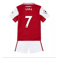 Dres Arsenal Bukayo Saka #7 Domaci za djecu 2022-23 Kratak Rukav (+ kratke hlače)